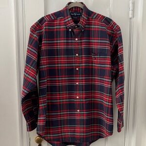 Ralph Lauren Classic Big Shirt in Red and Blue plaid